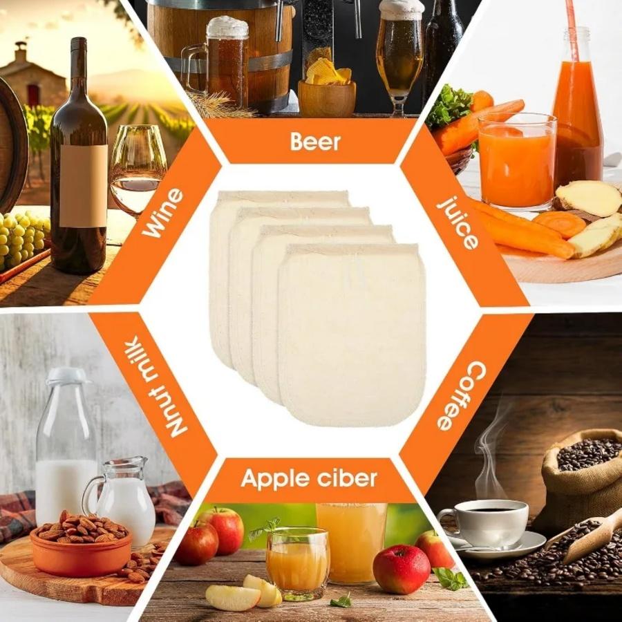 2pcs Cotton Steamer Cloth High Density Curd Cloth Filter Soybean Milk Cloth Filter Residue Gauze Insulation Cover Kitchen Tools6
