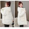 Palton lung și largi, calduros și la modă, pentru femei de mărime mare, în stil coreean, pentru iarnă