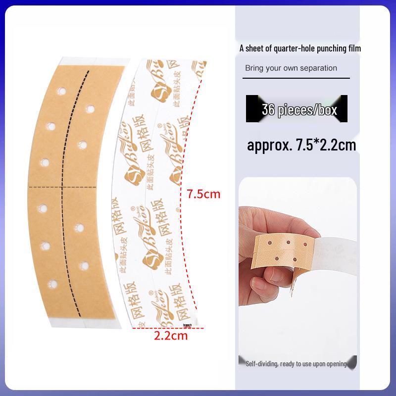 "Waterproof & Sweat-Proof Wig Tape: Special Scalp Double-Sided Film Patch"