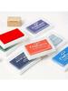 1pcs/pack Large Solid Color Inkpad: Creative Handbook Decoration Diy Basic Finger Stamp Accessories  Indonesian Utility
