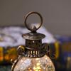 USB Concert Snow Globe Christmas Ornament - Luminous Resin Lantern with Golden Horse