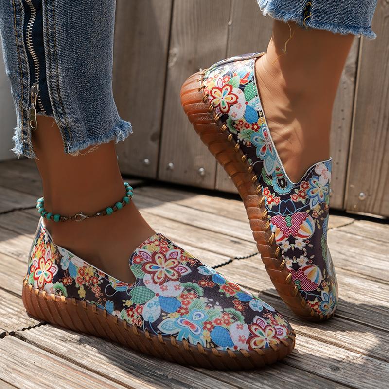 Women Sneakers 2024 New Breathable Lightweight Casual Sneakers Women Fashion Slip on Flat Print Designer Shoes Zapatos De Mujer