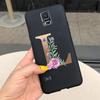 For Samsung Galaxy S5 I9600 Phone Case Flower Initial Alphabet Case For Samsung S5 Neo S 5 G900 G903F SM-G900F Soft Silicon Case