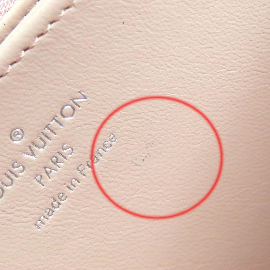 LOUIS VUITTON Purse Mahina Leather Monogram Zippy Wallet Women M61868 Used