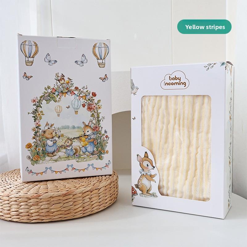 Baby Gauze, Jelly Blanket, Large Elastic Six-layer Bamboo Cotton, Washable Baby Blanket, Universal In All Seasons, Newborn Blanket