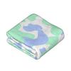 Camo Camouflage Flannel Throw Blankets Sea Texture Blanket for Bed Outdoor Lightweight Thin Plush Thin Quilt