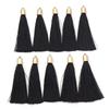 20pcs/lot Colorful Silk Tassels Metal Caps Tassel Charms Pendant For DIY Jewelry Making Handmade Earrings Pendant Accessories