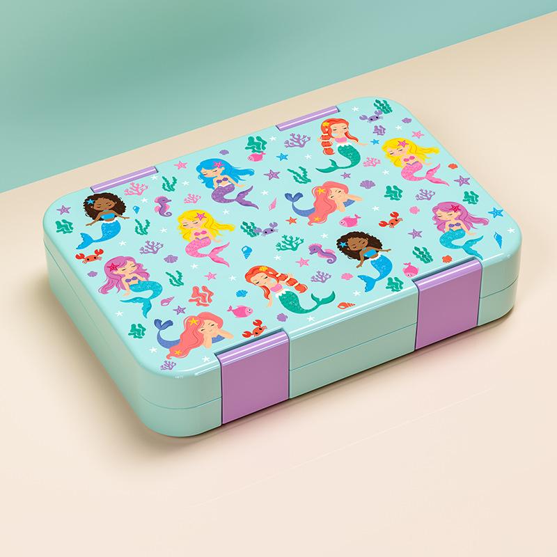 Rozkošný dětský svačinový box Student Mikrovlnná trouba Bezpečný Cestovní Bento box Pikniková nádoba Přenosný Nepropustný Ovocný salát Bento box Dospělý