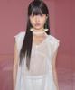 NOFFICIALNOFFICE Sheer Mesh Ribbon Dress White