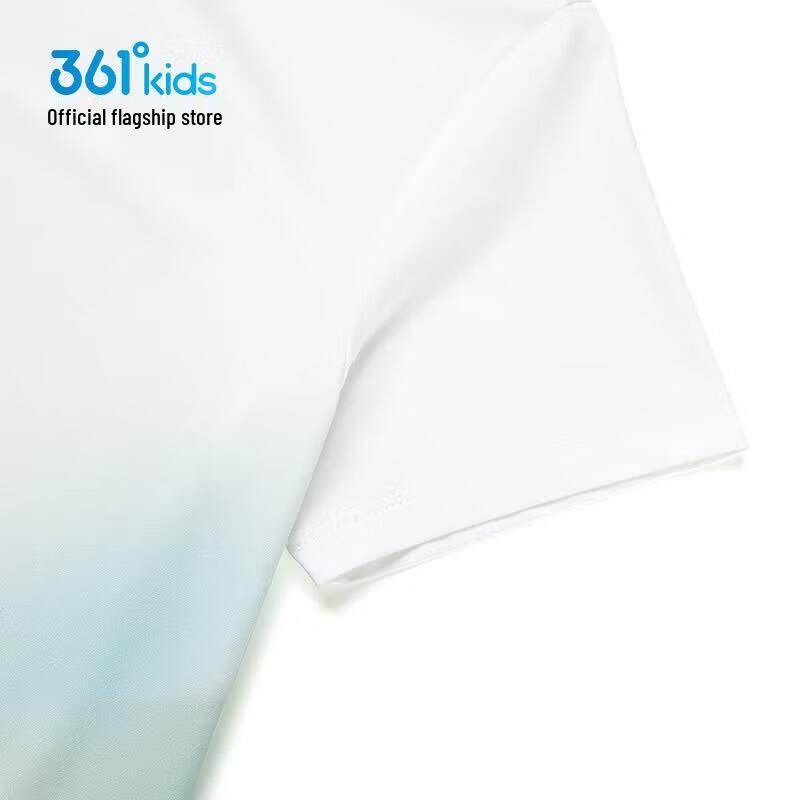 361° Boys' Quick-Dry Gradient Ice-Feel Short Sleeve Top