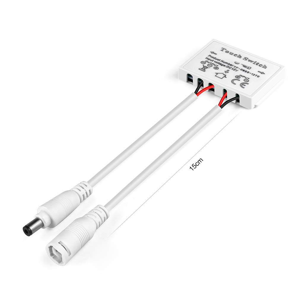 LED Mirror Light Touch Sensor Switch DC 12V 5A 60W Single Button Control Device