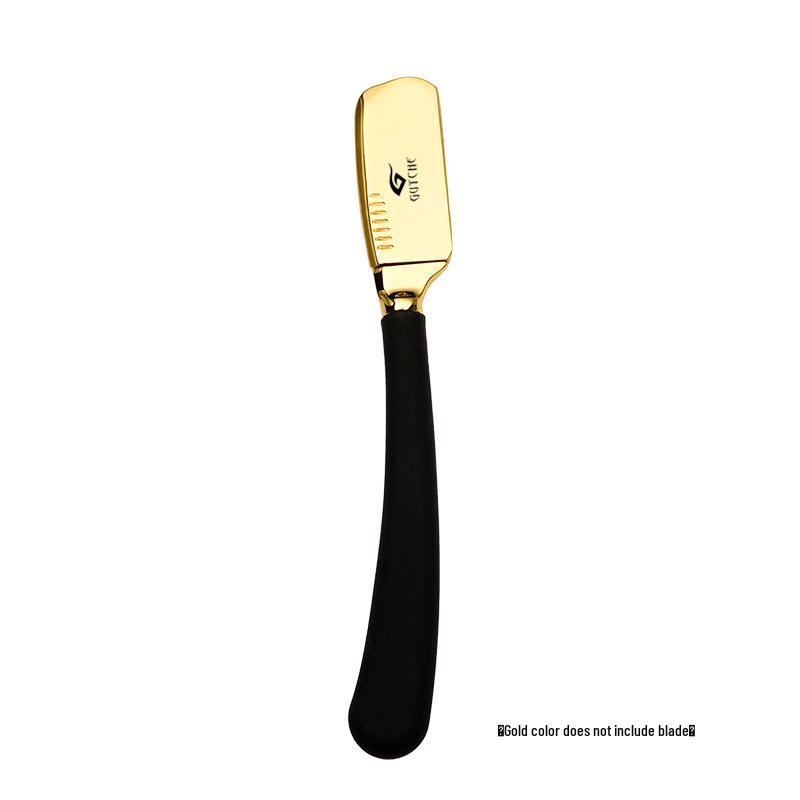 Old-Fashioned Straight Handle Razor Shaving Set for Face & Head