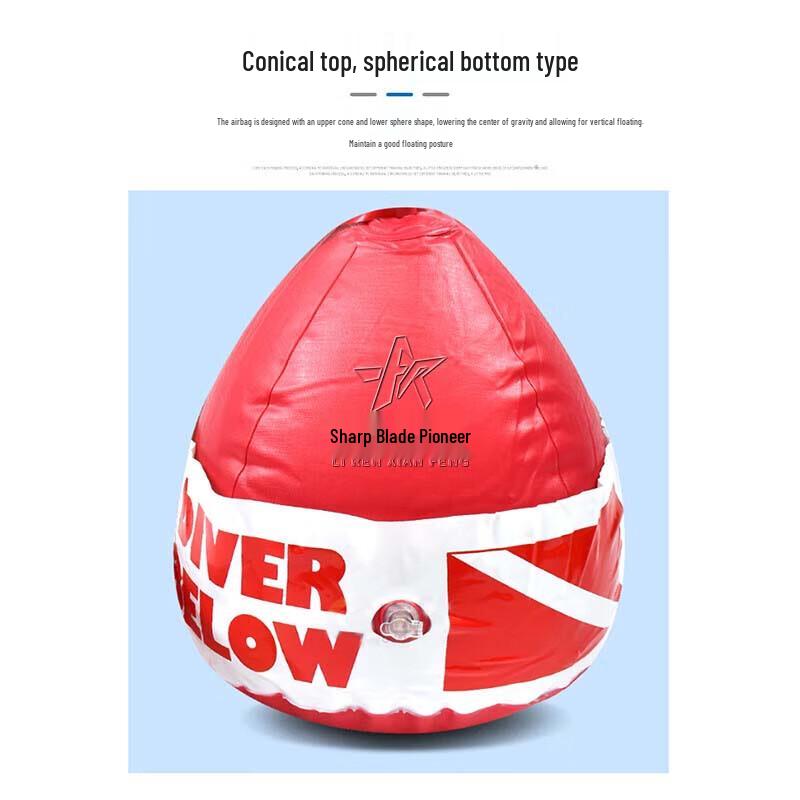Water Rescue Dive Safety Buoy with Warning Flag