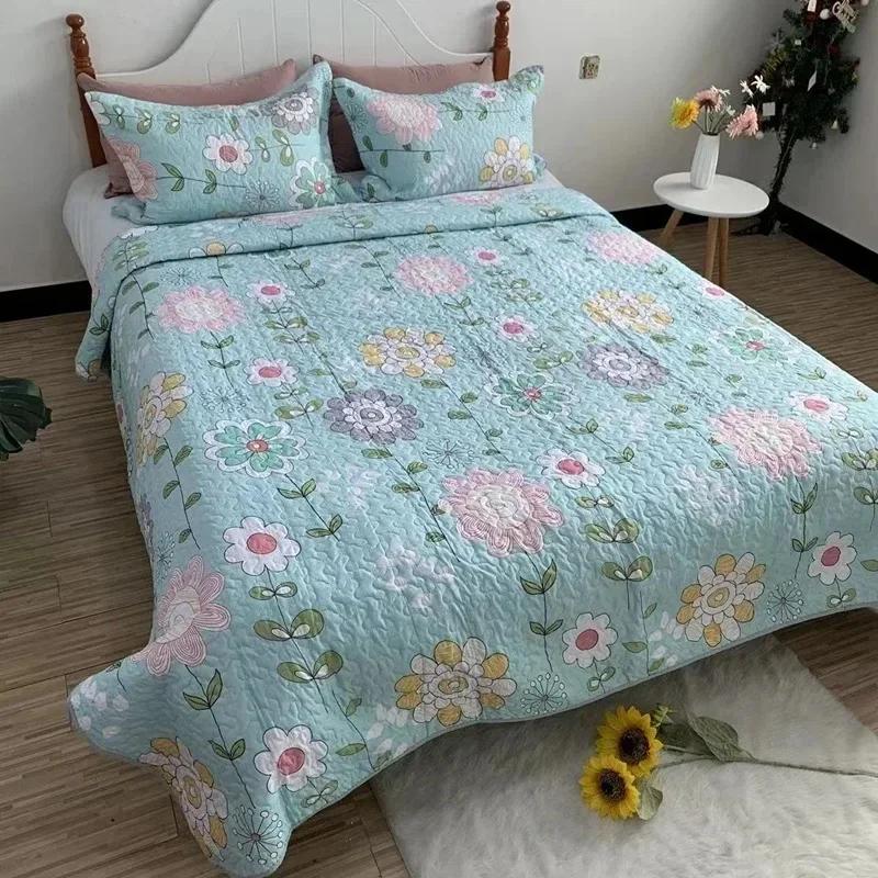 Bohemian Style Bedspread On The Bed Plaid Stitch Blanket Double Bed Sheets Bedspreads for Bed Cover Mattress Topper Sofa Cover