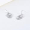 Qifu Leaf Ear Hook Earrings - Trendy European & American Style