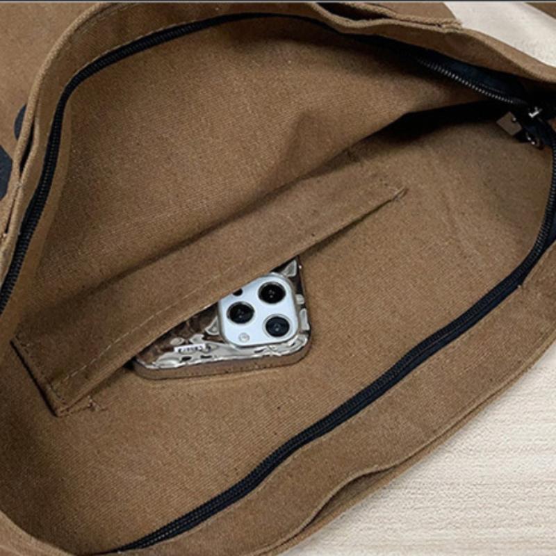 Modische Canvas-Handtaschen für Damen, Umhängetasche, Umhängetaschen, Designer-Handtaschen, große Kapazität, Umhängetasche