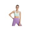 Saucony Full Coverage Tank Top Solid Color Moisture-Wicking Sports Bra Women Sports Bra Clear-Green SC1239088-5