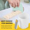 Electric Flour Sifter, Battery Operated Flour Sifter for Baking with Dough Scraper, Ergonomical Handle Flour Sieve for Cooking, Pastry Baking, Easy