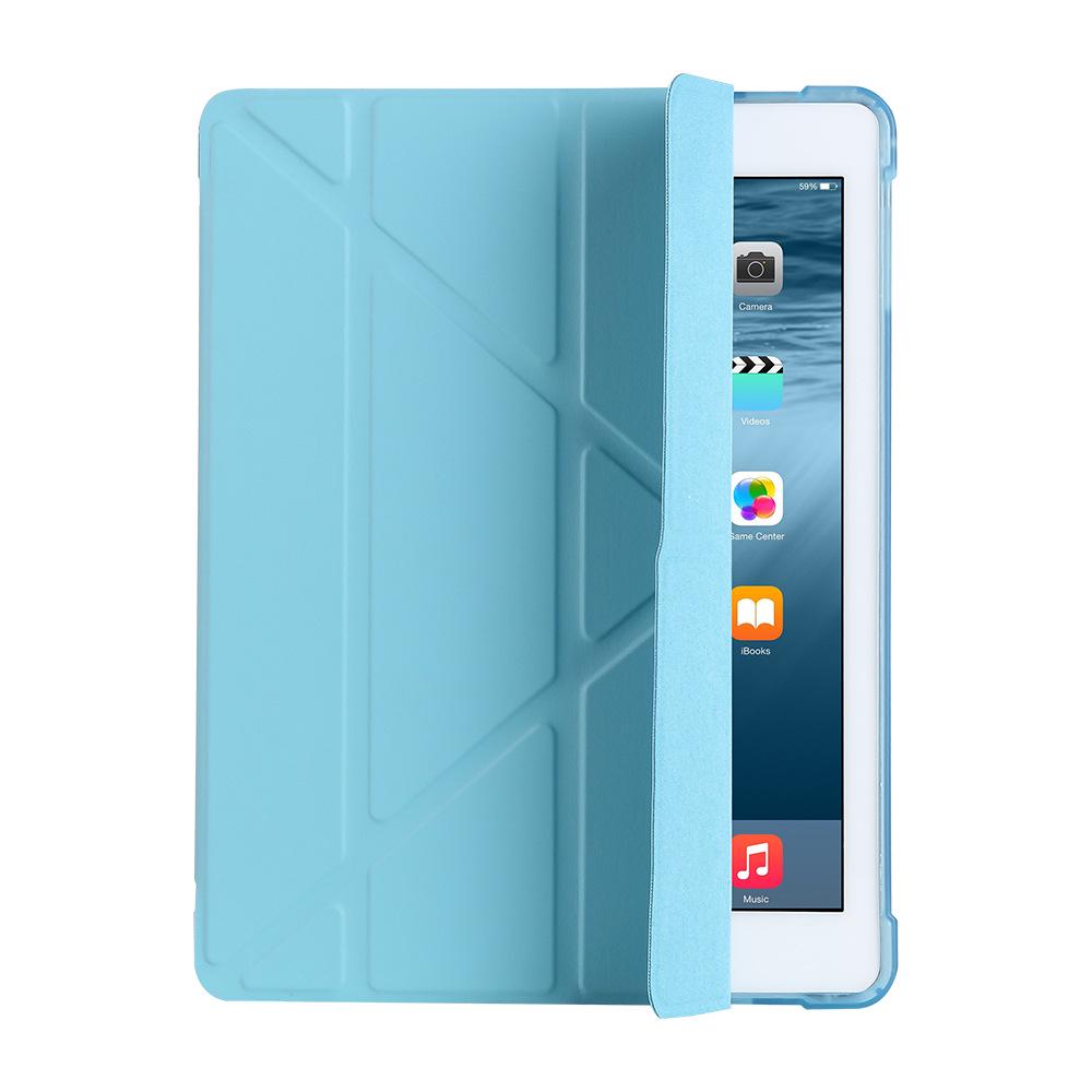 IPad Air 6 10,9" Lederhülle mit Sturzschutz, Stifthalter und Silikon-Airbag für 10,2"-Tablet