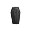 Mini Candy Container Halloween Coffin Box with Lids Removable Halloween Coffin Model Black Plastics Bar