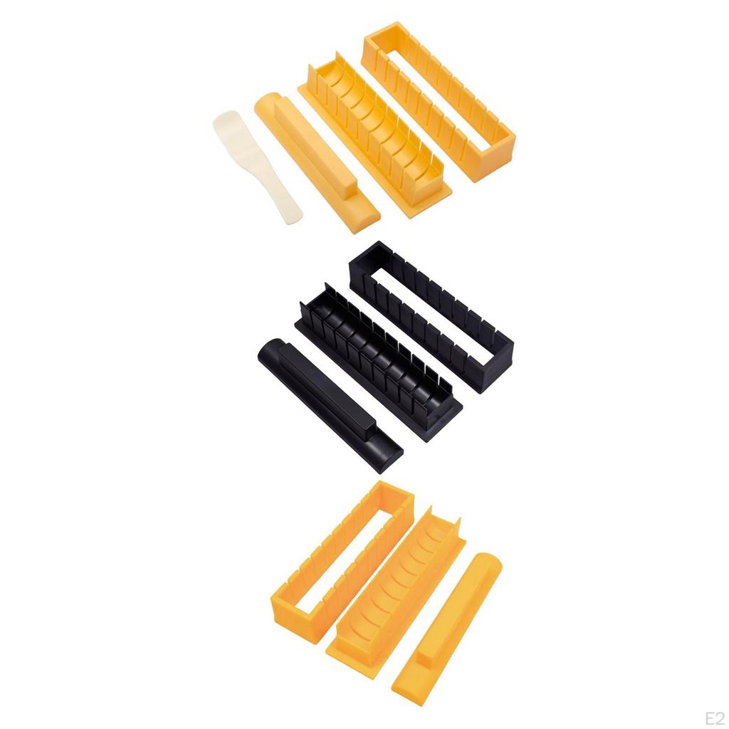 Sushi Making Kit Rice Roller Handling Utensil HIPS Material Construction Suitable for Home Dining