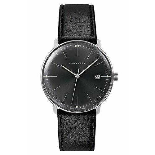 

Junghans Max Bill Quartz Watch 041 4465 02 Men s Black