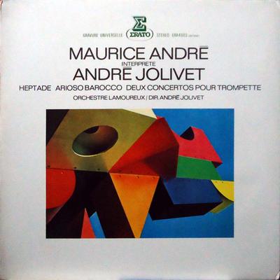 LP Record MAURICE ANDRE ANDRE JOLIVET ORCHE  Jolivet Heptade Arioso Barocco D ERX4003 ERATO 1975 Japan Obi Classical Used
