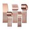 30/40/60pcs Silver Flatware Set Stainless Steel Tableware Knife Fork Coffee Spoon Dinnerware Dishwasher Safe Dinner Cutlery