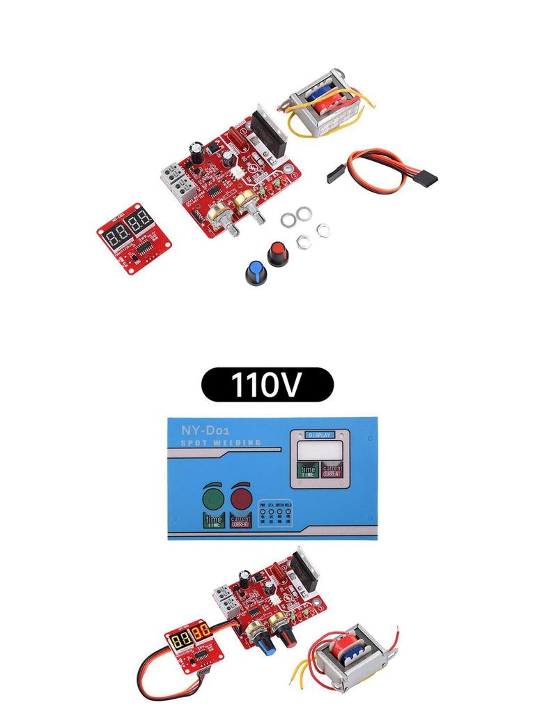 NY-D01 40A Digitale Impuls-Punktschweißgerät-Steuerplatine mit Zeiteinstellung