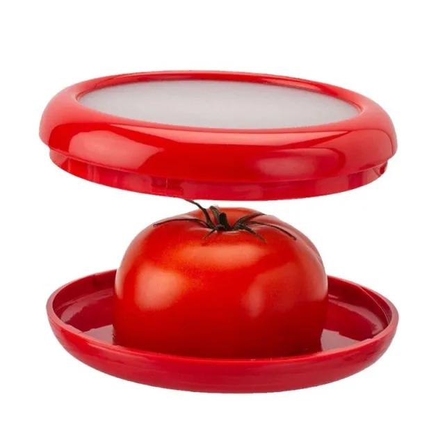 1/4pcs Kitchen Storage Box Fruit Vegetable Container Fresh Box Avocado Tomato Lemon Onion Fresh-Keeping Crisper Kitchen Gadget