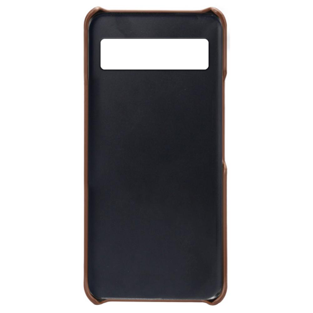 Ochranný kryt na telefon pro Google Pixel 7a, PC potažený PU kůží s texturou telete, nárazuvzdorný, tenký kryt na mobilní telefon