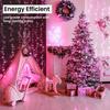 (Pack of 4, Pink) 38 LED 10.5M Copper Power Pixel String Light | 360° Fairy Serial Jhalar Lights for Home | Diwali Lights for Decoration, Christmas