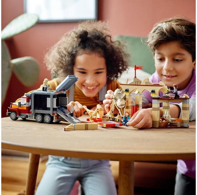 LEGO Jurassic World 76948 Ausbruch des Tyrannosaurus und Atrociraptor