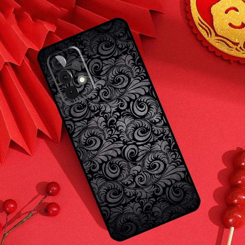 

Черный Узорный Чехол Для Samsung Galaxy M21 M31 M35 M12 M13 M14 M15 M06 M16 M36 M56 M53 M32 M52 M55 M34 M54 Samsung M30s