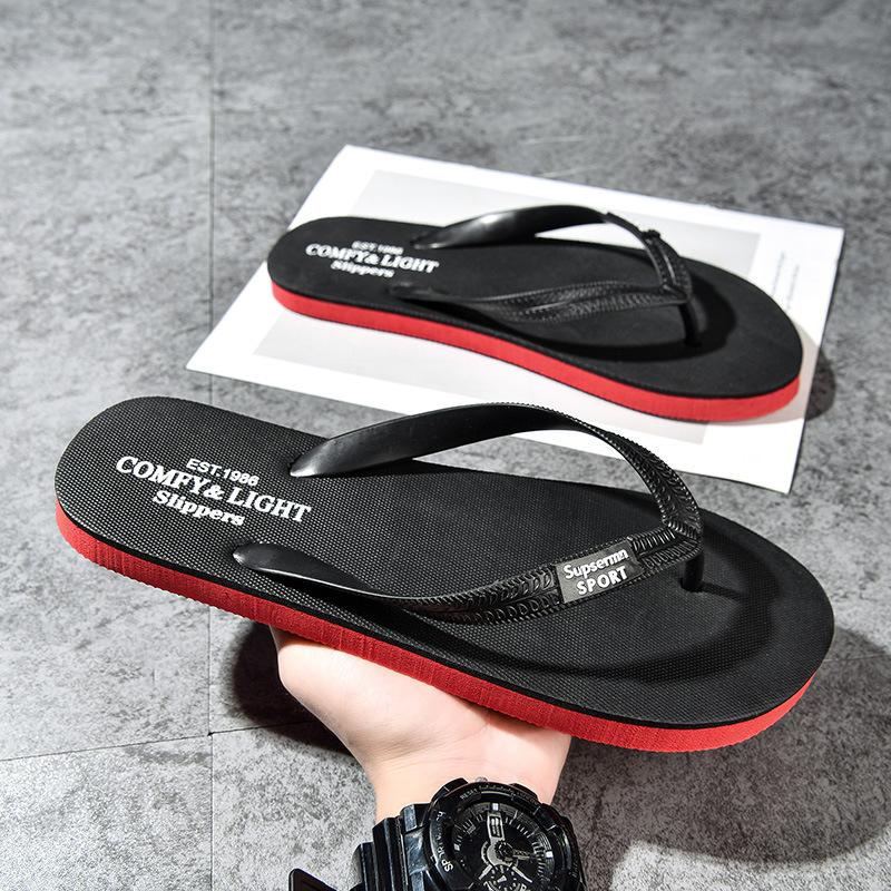 Men's Flip Flops Comfy Light Non-slip Sandals Casual Beach Slippers