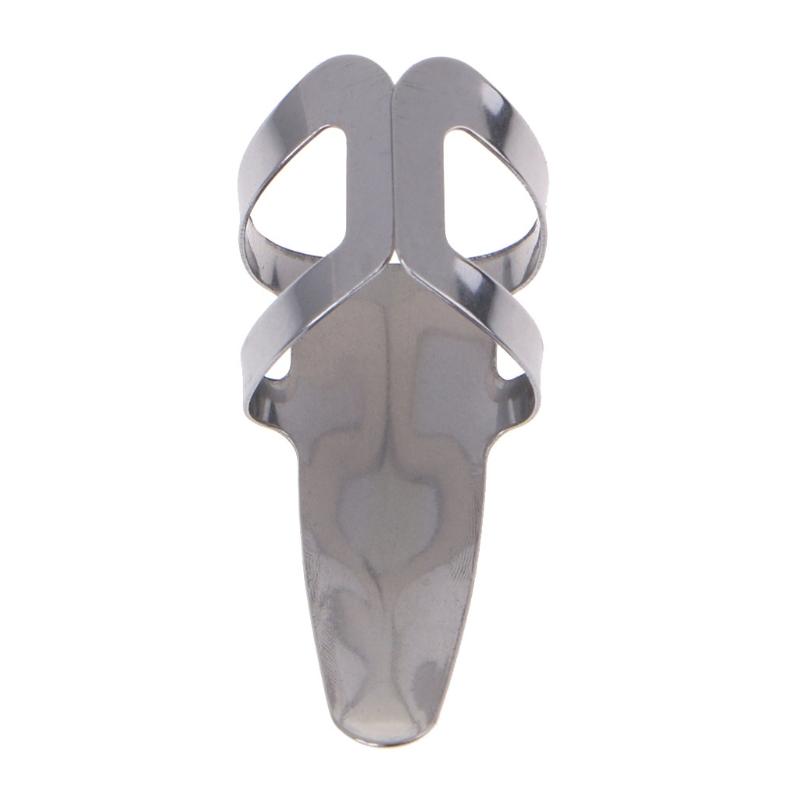 8pcs Adjustable Metal Finger Thumb Picks Plectrum for Fingerstyle Guitar Bass
