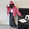 Girls' Spring/Autumn 2025 Fashionable Hooded Trench Coat - Korean Style Trendy Windbreaker for Big Kids