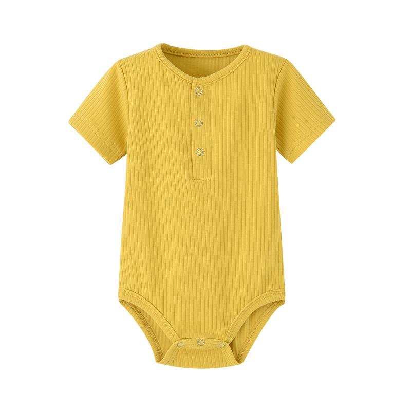 Newborn Clothes Autumn and Winter Baby Romper Baby Romper Ribbed Romper Baby Onesie