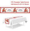 2025 Christmas Table Runner Merry Christmas Decorations For Home Tablecloth Navidad Noel Kerst Xmas Gifts New Year 2025 Natal