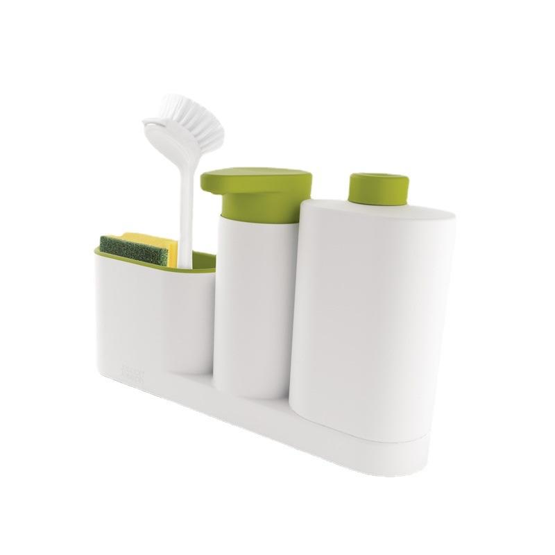 Bathroom Storage Rack For Cleaning Rack Washing Sponge Brush Sink Detergent Soap Dispenser Bottle Kitchen Organizer Gadgets