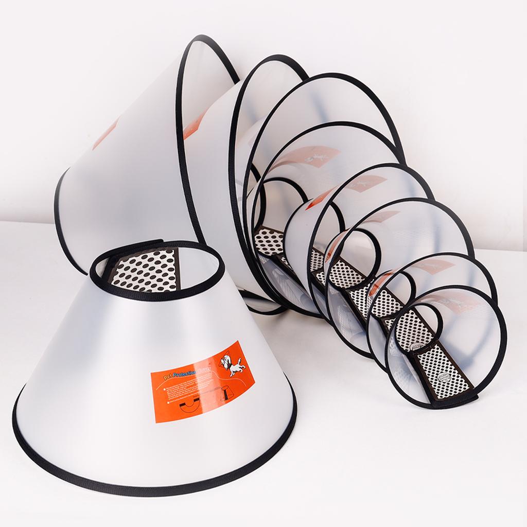 Pet Elizabethan Collar for Dogs Comfy Cones To Stop Licking Protective Collar for Cat After Surgery Anti-Bite Lick Recovery