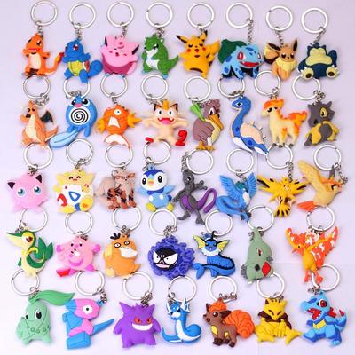 Porte-clés Pokémon: Pendentif Figurine Pikachu, Dracolosse, Evoli
