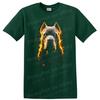 Camiseta de Raza de Perro Diseño de Canino Feroz Camiseta Gráfica con Estampado Animal