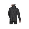 adidas Terrex Solid Color Comfortable Pullover Hooded Long Sleeve Jacket Men Jackets Black H55923