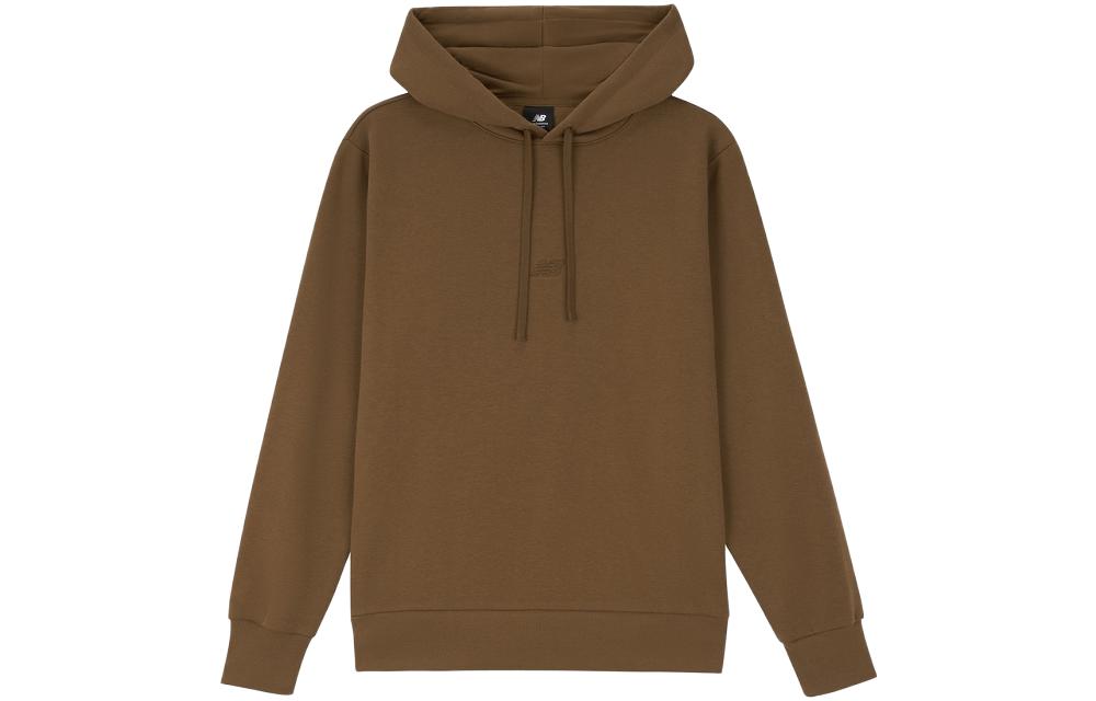 New Balance Sweatshirts Men s Brown Hooded Moderate Regular AMT33335-DHE XXL