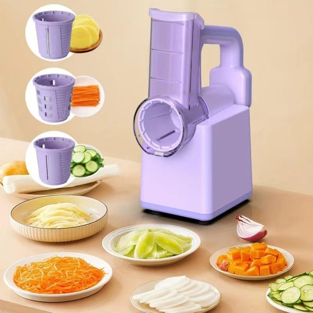 Cordless Multifunctional Vegetable Cutter Rechargeable Electric Cheese Grater Cooking