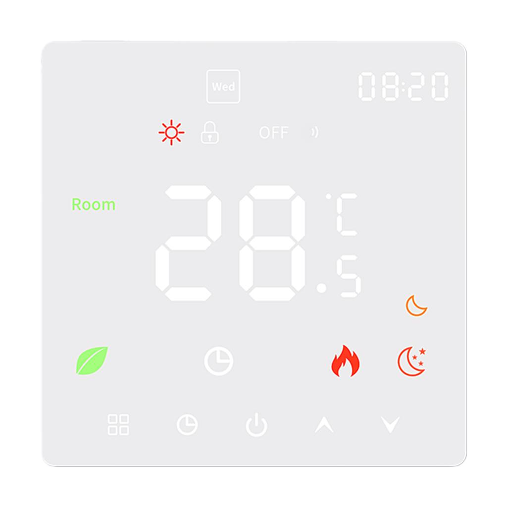 16A Digital Thermostat with LCD Display Floor Heating Temperature Controller Smart Home Assistant for Home