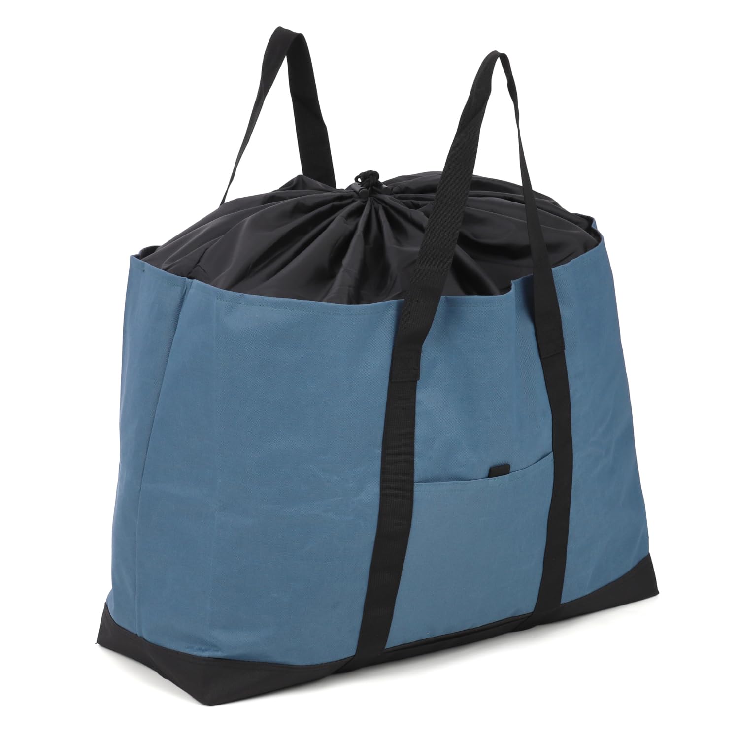 

VivaSmile Large Capacity Drawstring Tote Bag Marine (Large, Blue)