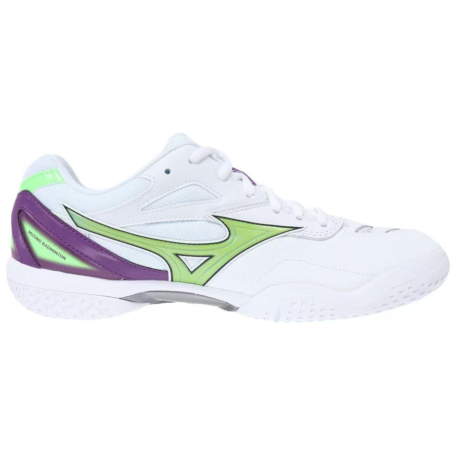 Mizuno Wave Fang Pro White Purple Green Unisex Sneakers Blue 71GA210000