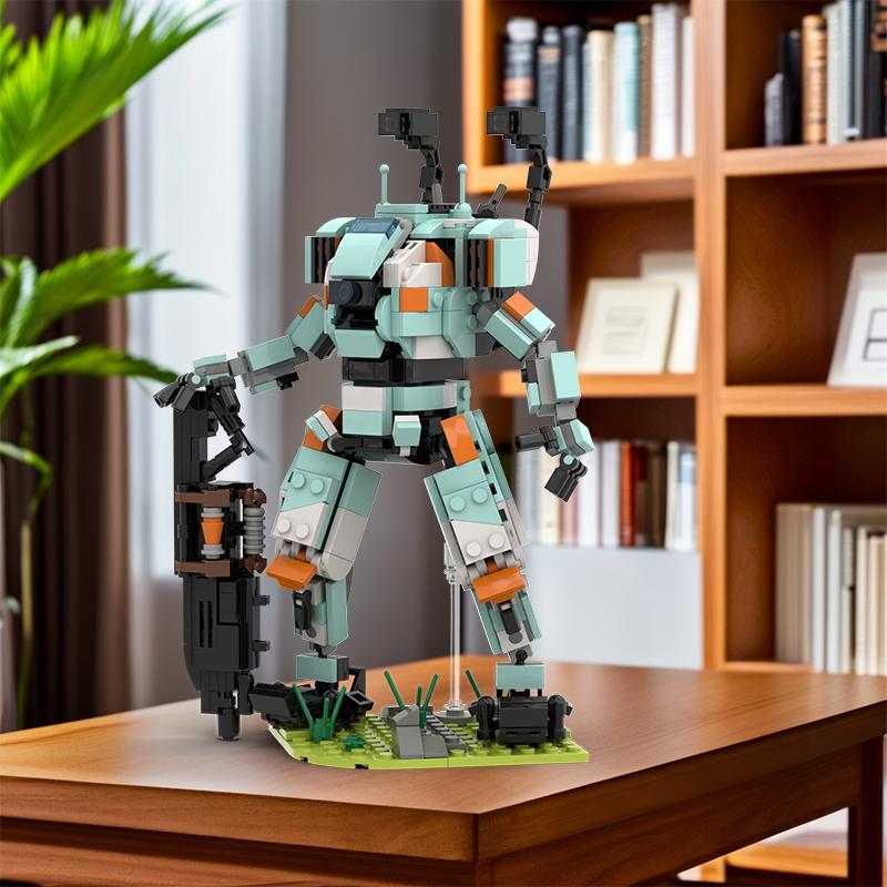 Popular Mecha Game Titanfall 2 BT7274 Titan Battle Robot Building Block Assemble ToyAdult Gift,Game Fan Collection of Figurines